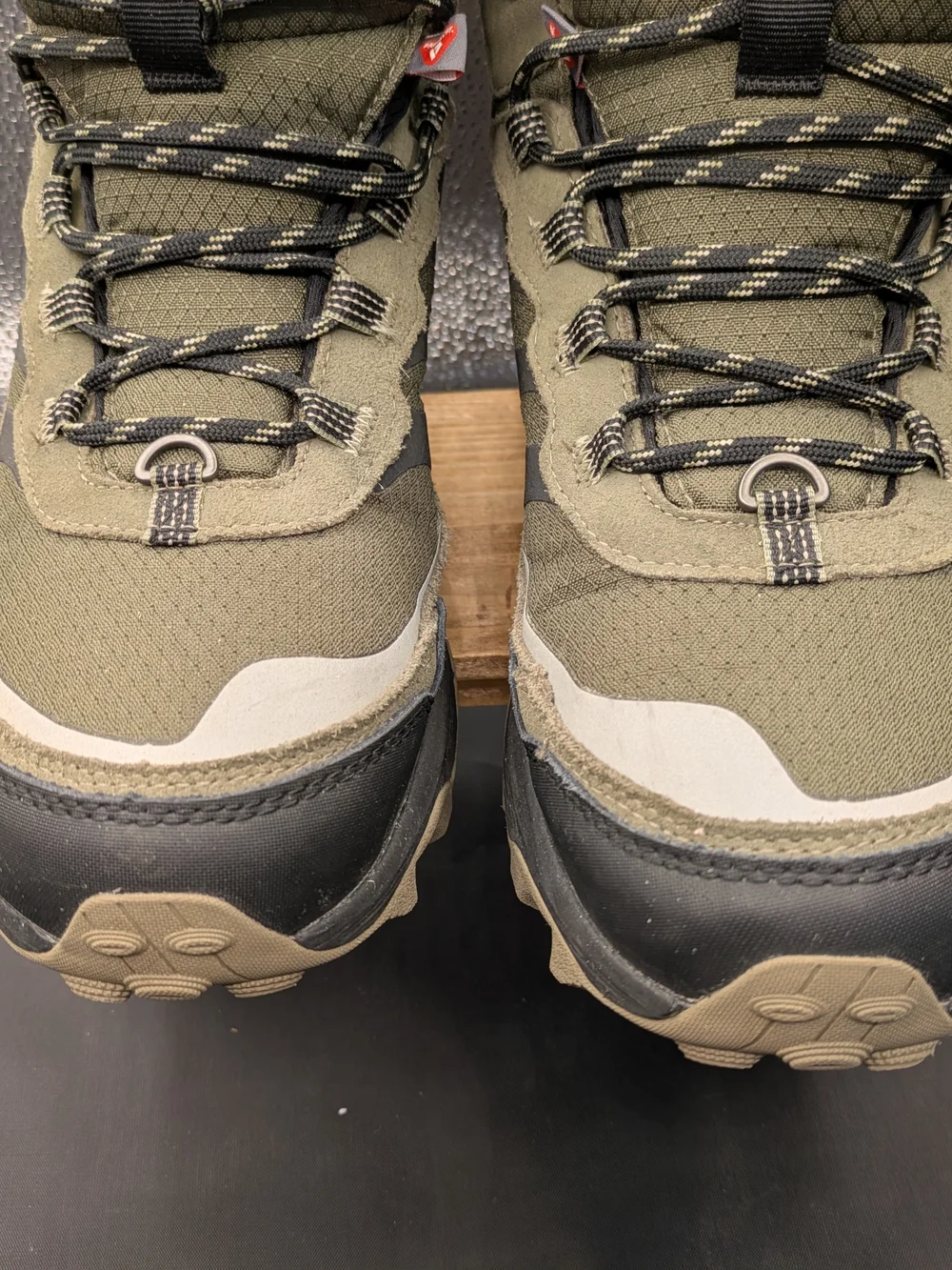 Merrell Men's Olive Trail Waterproof Hiking Boots Sz 11